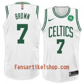 NBA Boston Celtics Trikot Jaylen Brown 7 Nike 2017-18 Weiß Swingman - Herren